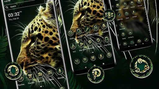 Fractal Leopard Launcher Theme screenshot 3