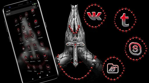 Jesus Cross Launcher Theme screenshot 3