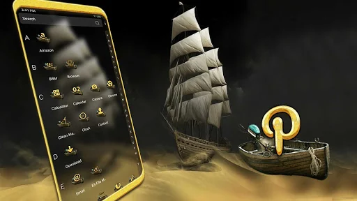 Sand Ship Launcher Theme screenshot 4