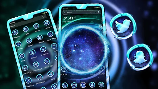 Spiral Nebula Launcher Theme screenshot 1
