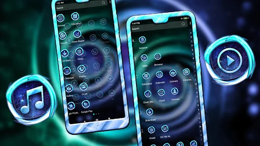 Spiral Nebula Launcher Theme screenshot 4