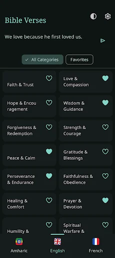 Bible Verses (with Amharic)