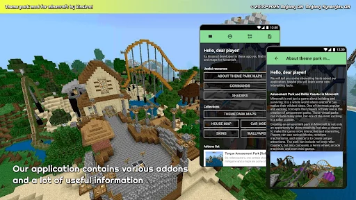 Amusement park for minecraft screenshot 1