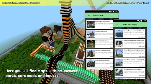 Amusement park for minecraft screenshot 2