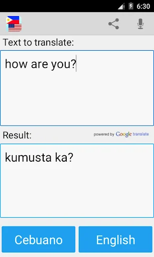 Cebuano English Translator screenshot 1