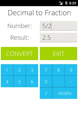 Decimal to Fraction screenshot 3