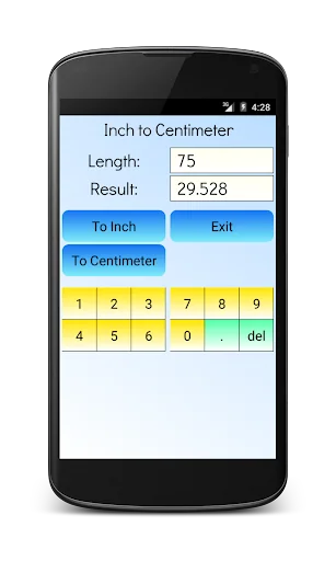 Inches to Centimeters screenshot 4