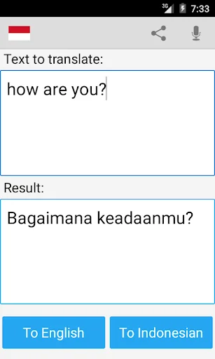 Indonesian English Translator