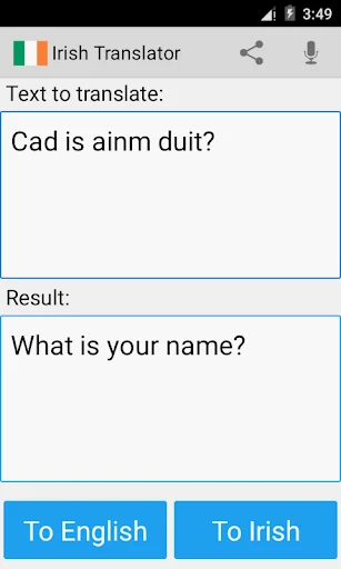 Irish English Translator screenshot 4