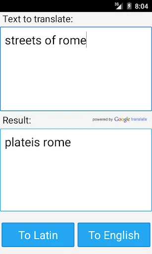 Latin English Translator