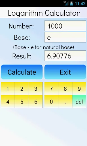 Logarithm Calculator screenshot 2