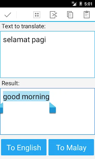 Malay English Translator screenshot 2