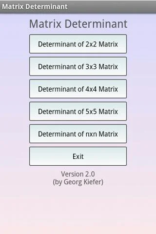Matrix Operations Calculator
