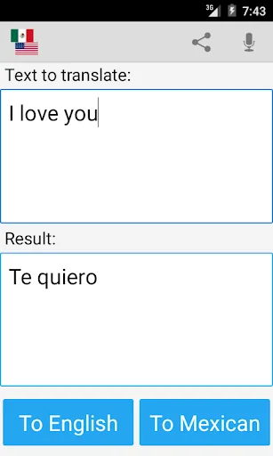 Mexican English Translator screenshot 3