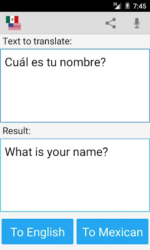 Mexican English Translator screenshot 4