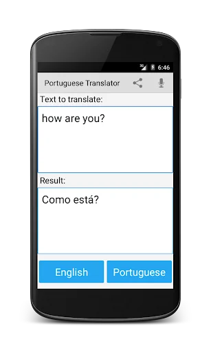 Portuguese English Translator