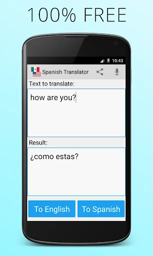 Spanish English Translator screenshot 1