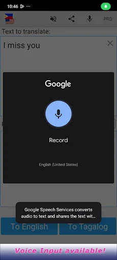 Tagalog English Translator screenshot 4