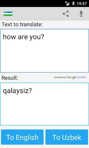 Uzbek English Translator screenshot 1