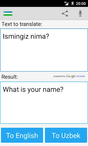 Uzbek English Translator screenshot 4
