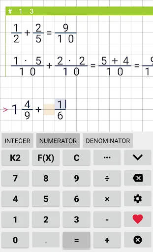 Fraction calculator