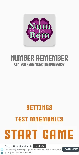Number Remember