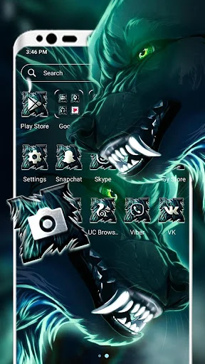Angry Wolf Launcher Themes screenshot 4