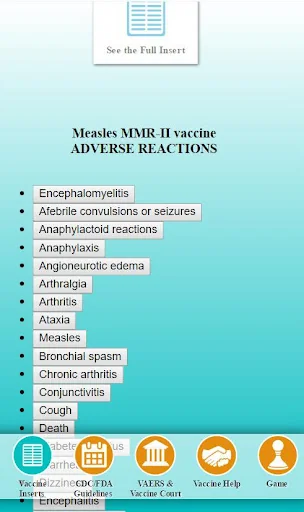 Vaccine Reactions screenshot 3