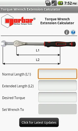Norbar Torque Wrench Extension screenshot 2