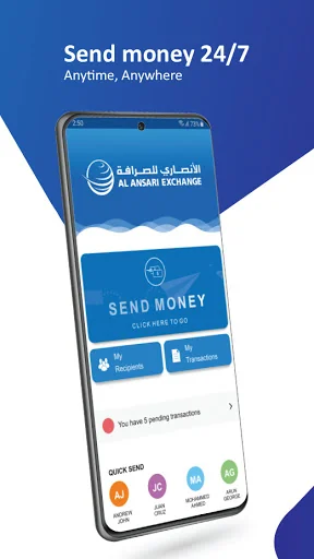 Al Ansari Exchange Send Money screenshot 1