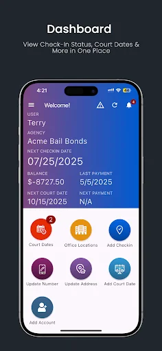 Bailbooks Defendant App screenshot 2