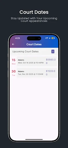 Bailbooks Defendant App screenshot 4