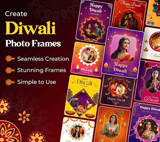 Happy Diwali Photo Frame