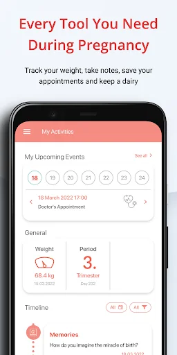 Elika - Pregnancy Tracking screenshot 3