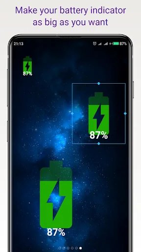 Battery Percentage Widget