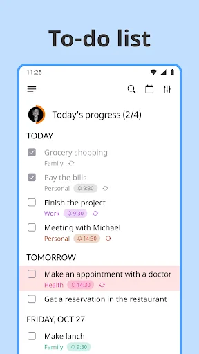 Listta: to-do list & planner screenshot 1