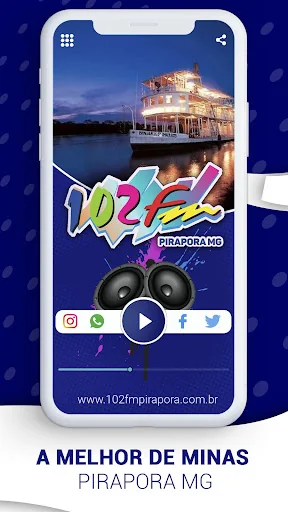 Rádio 102 FM Pirapora - MG
