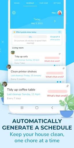 Sweepy: Home Cleaning Schedule screenshot 2
