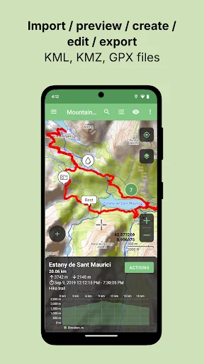 Tracklia: KML & GPX viewer