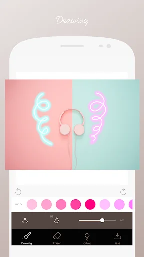 paint canvas and phot