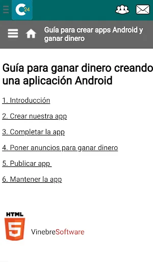 Guía App24: Crear App screenshot 3