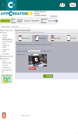 Guía App24: Crear App screenshot 4