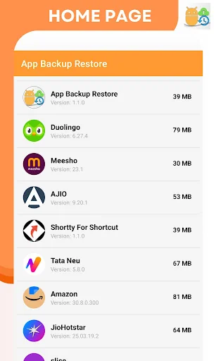 Backup & Restore App