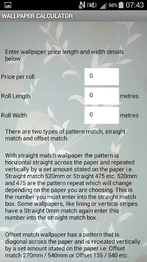 Wallpaper Calculator