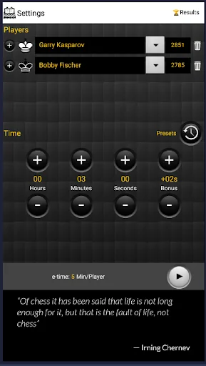 Blitz Chess Clock