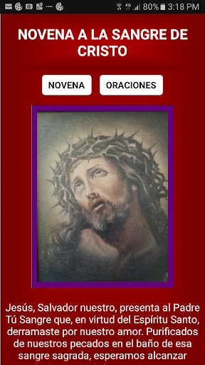 Novena a la Sangre de Cristo