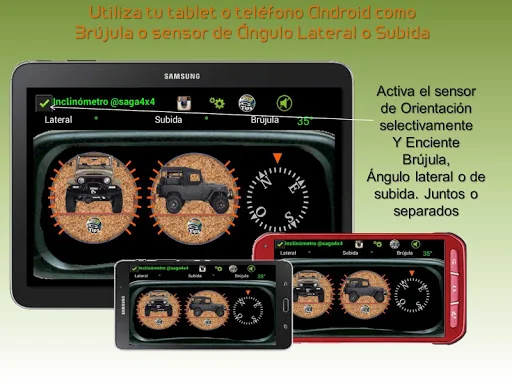 Compass Inclinometer Saga4x4