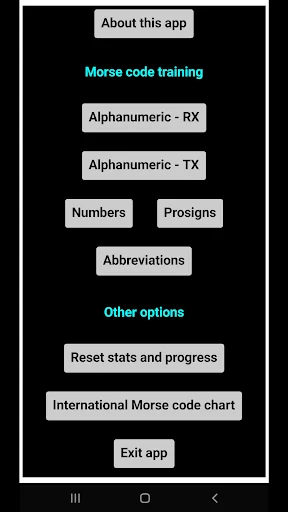 25 WPM CW Morse code trainer