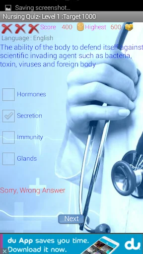 Nursing Quiz screenshot 4