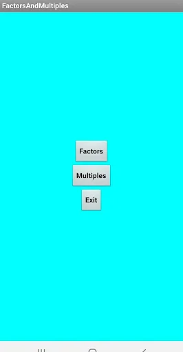 Factors and Multiples